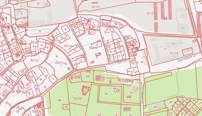 Кадастровая карта раскрыла тайну шлагбаума на Тракторной