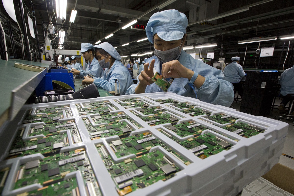 Китайский завод электроники